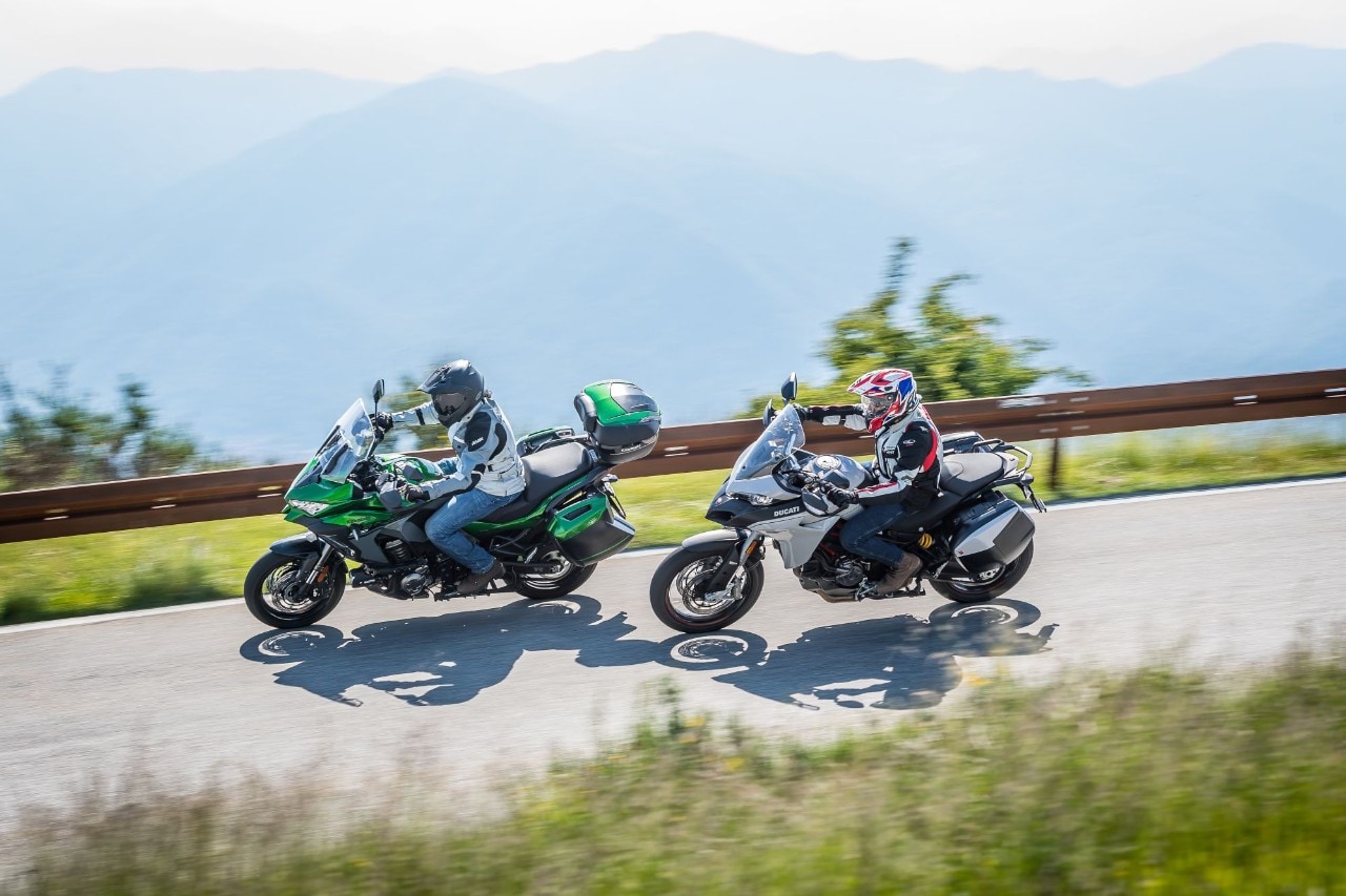 Ducati Multistrada 950 S - Kawasaki Versys SE Gran Tourer: fun touring